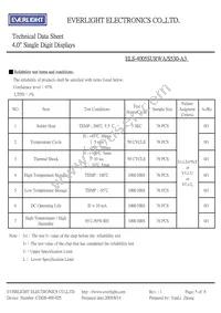 ELS-4005SURWA/S530-A3 Datasheet Page 5