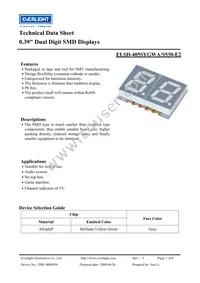 ELSD-405SYGWA/S530-E2 Datasheet Cover