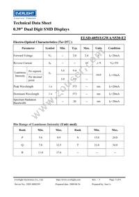 ELSD-405SYGWA/S530-E2 Datasheet Page 3