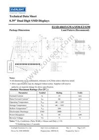 ELSD-406SYGWA/S530-E2/S290 Datasheet Page 2