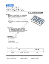 ELSD-505SYGWA/S530-E2 Datasheet Cover