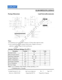 ELSD-505SYGWA/S530-E2 Datasheet Page 2