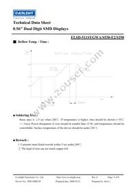 ELSD-511SYGWA/S530-E2/S290 Datasheet Page 5