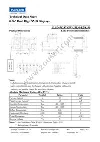 ELSD-512SYGWA/S530-E2/S290 Datasheet Page 2