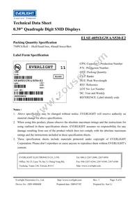 ELSF-405SYGWA/S530-E2 Datasheet Page 8