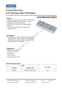 ELSF-406SYGWA/S530-E2 Datasheet Cover