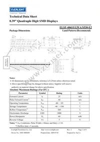 ELSF-406SYGWA/S530-E2 Datasheet Page 2