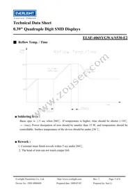 ELSF-406SYGWA/S530-E2 Datasheet Page 5