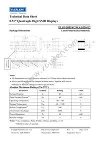 ELSF-505SYGWA/S530-E2 Datasheet Page 2