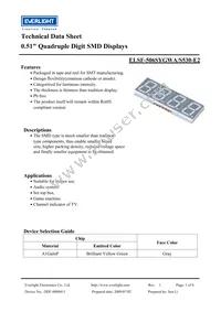 ELSF-506SYGWA/S530-E2 Datasheet Cover