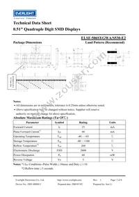 ELSF-506SYGWA/S530-E2 Datasheet Page 2