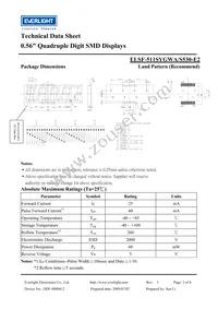 ELSF-511SYGWA/S530-E2 Datasheet Page 2