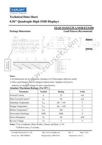 ELSF-512SYGWA/S530-E2/S290 Datasheet Page 2
