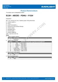 ELSH-F91G3-0LPNM-DG1G3 Datasheet Page 3