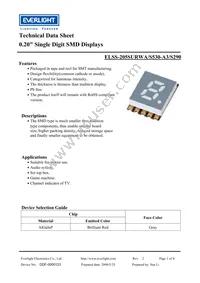 ELSS-205SURWA/S530-A3/S290 Datasheet Cover