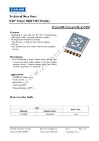 ELSS-205USRWA/S530-A3/S290 Datasheet Cover