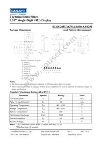 ELSS-205UYOWA/S530-A3/S290 Datasheet Page 2