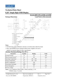 ELSS-205UYWA/S530-A3/S290 Datasheet Page 2