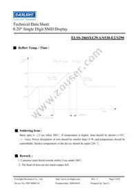 ELSS-206SYGWA/S530-E2/S290 Datasheet Page 5