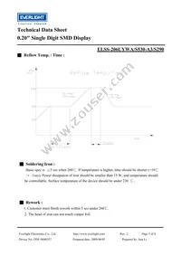 ELSS-206UYWA/S530-A3/S290 Datasheet Page 5