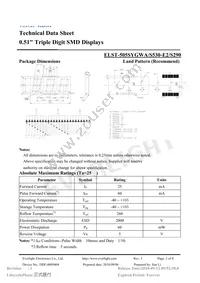 ELST-505SYGWA/S530-E2/S290 Datasheet Page 2