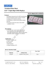 ELST-506SYGWA/S530-E2 Datasheet Cover