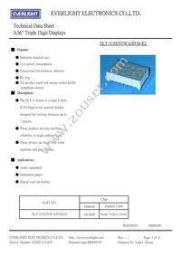 ELT-315SYGWA/S530-E2 Datasheet Cover