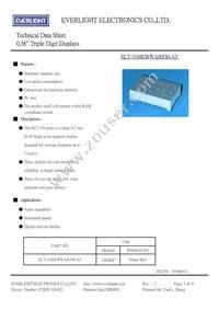 ELT-316SURWA/S530-A3 Datasheet Cover