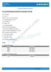 ELUA3535OGB-P6070U23240500-VD1M Datasheet Page 2