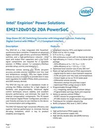 EM2120H01QI Datasheet Cover