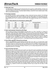 EM68A16CBQC-25IH Datasheet Page 18