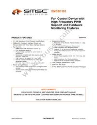 EMC6D103-CZC Datasheet Cover