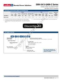 EMH-54/3-Q48N-C Datasheet Page 2