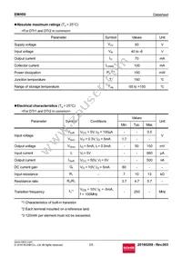 EMH59T2R Datasheet Page 2