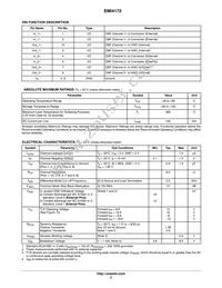 EMI4172MTTAG Datasheet Page 2