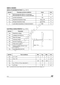 EMIF01-10005W5 Datasheet Page 2