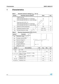 EMIF01-SMIC01F2 Datasheet Page 2