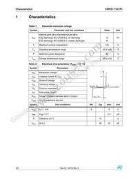 EMIF01-TV01F3 Datasheet Page 2