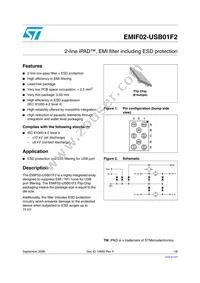EMIF02-USB01F2 Datasheet Cover