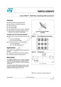EMIF02-USB04F3 Datasheet Cover