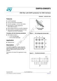 EMIF03-SIM05F3 Datasheet Cover