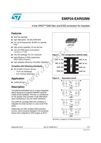 EMIF04-EAR02M8 Datasheet Cover