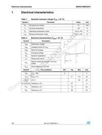 EMIF04-MMC02F2 Datasheet Page 2