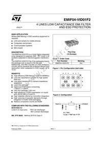 EMIF04-VID01F2 Datasheet Cover