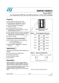 EMIF06-1005M12 Datasheet Cover