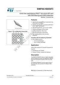 EMIF06-HSD04F3 Datasheet Cover