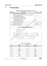 EMIF06-USD04F3 Datasheet Page 2