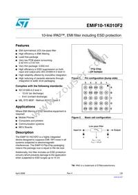 EMIF10-1K010F2 Datasheet Cover