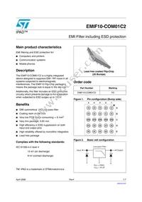 EMIF10-COM01C2 Datasheet Cover