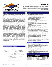 EN5310DI Datasheet Cover